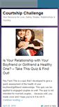Mobile Screenshot of courtshipchallenge.com