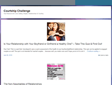 Tablet Screenshot of courtshipchallenge.com